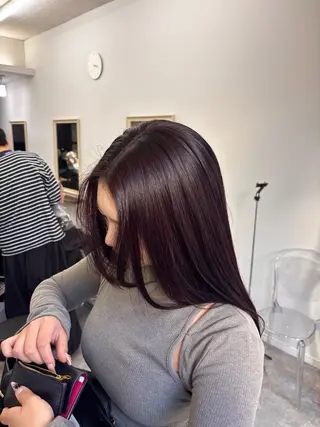 カラー 楢本 莉子のヘアスタイル