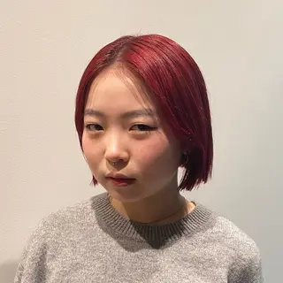 カラー 韓国ヘア AINA🐱のヘアスタイル