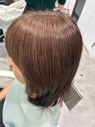 セミロング カラー ✨白髪ぼかし/ ショート✨吉岡　弘のヘアスタイル