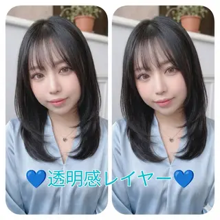 セミロング 🌻リンクスハート 🌼島岡 茉生🌻のヘアスタイル