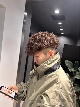 パーマ メンズ 🔥メンズ 特化🔥菊水皐暉🔥のヘアスタイル