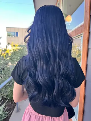 ロング カラー 吉水 果穂のヘアスタイル