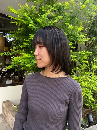 ミディアム 韓国好き🇰🇷 美容師MIKUのヘアスタイル