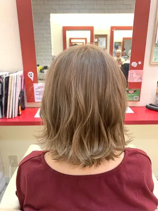 ミディアム カラー 櫻井 なんなのヘアスタイル
