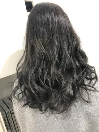 セミロング 縮毛矯正の達人 ☆ 松本のヘアスタイル
