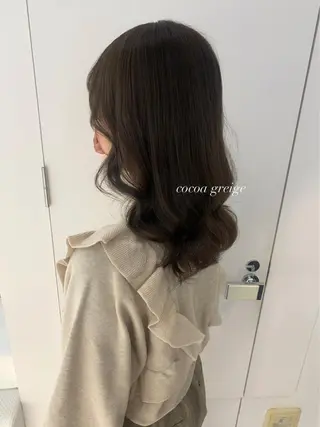 セミロング カラー ParveMix 🤍加藤理沙のヘアスタイル