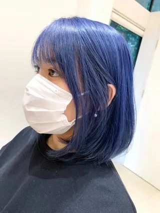 ミディアム カラー 🌈miu miu hair✂️💕のヘアスタイル