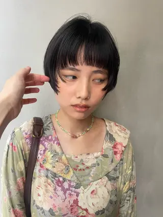 ショート 長島 舞のヘアスタイル
