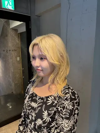 ロング 透明感・美髪 monsoワニベユナのヘアスタイル