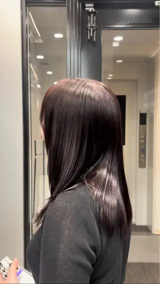 セミロング 山本 優太のヘアスタイル