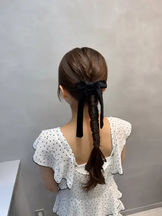 ヘアアレンジ 透明感カラー💎 アレンジ🩰Rimiのヘアスタイル