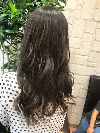 ミディアム カラー 髪質改善 艶髪🔵フセナオヤのヘアスタイル