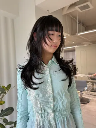 ロング カラー 海外レイヤー /NAGISAのヘアスタイル