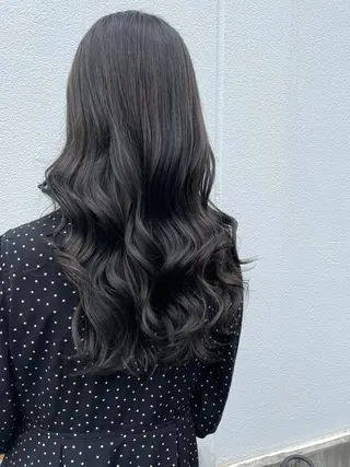 ロング カラー 前髪似合わせ | yukaのヘアスタイル