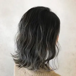 ミディアム 福原 優介のヘアスタイル