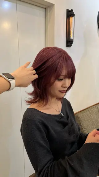 カラー ✩.*˚こなね /ブリーチカラー募集のヘアスタイル