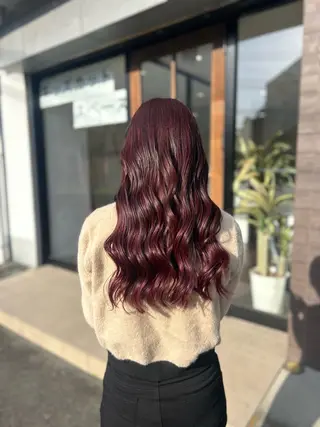 ロング カラー 🤍 minaのヘアスタイル