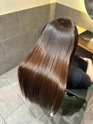 ロング カラー パーマ 色落ちまで盛れる 💟まなみのヘアスタイル