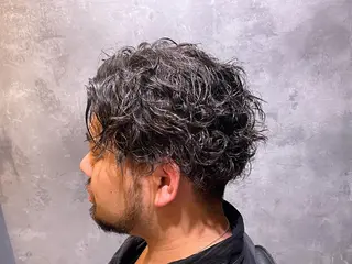 パーマ メンズ 前川 海斗のヘアスタイル