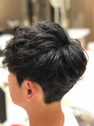 ショート メンズ ショートカット │ 白髪ぼかし│ゆうまのヘアスタイル