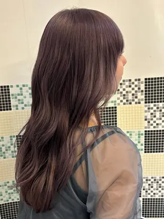 ロング カラー 🍓ブリーチカラー 🎀nene🍓のヘアスタイル