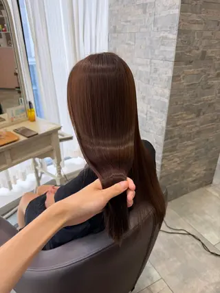ロング 梅田 カットモデル募集のヘアスタイル