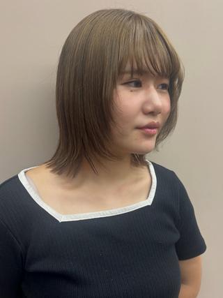 ミディアム カラー 透明感カラー / HIBIKIのヘアスタイル