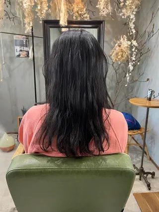ロング フクウラ ミホのヘアスタイル