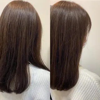 セミロング REONA🪽✨薬院 レイヤーカット🫧のヘアスタイル