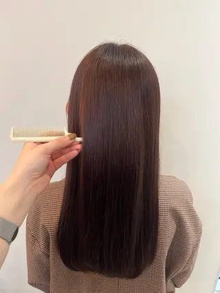 ロング カラー chiba/艶カラー /ザクザクレイヤーのヘアスタイル