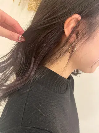 ロング カラー 銀座メンズ専門🖤 叶奈々のヘアスタイル