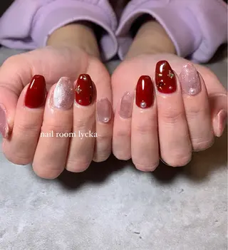 ネイル ネイルルームリッカ 𝐦𝐚𝐲𝐮のネイルデザイン