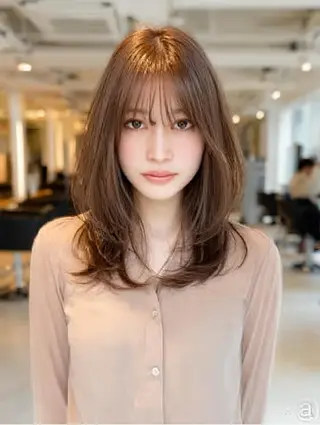 セミロング 生艶髪&レイヤー🔔 渋谷お薦めNo.1✨のヘアスタイル