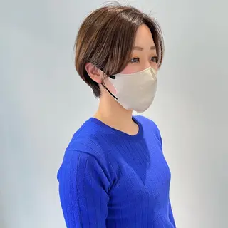 ショート 縮毛矯正 特化アツシのヘアスタイル