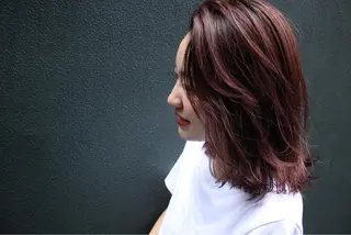 ミディアム カラー イシマル ナオヤのヘアスタイル