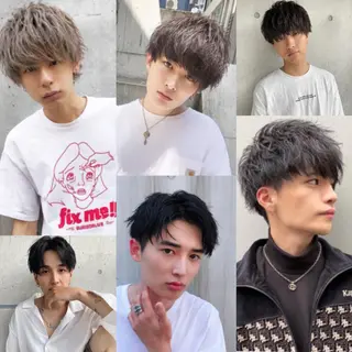 ミディアム カラー パーマ ヘアアレンジ メンズ キッズ メンズ特化美容師 aiの眉毛・アイブロウイメージ