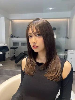 ミディアム カラー 💎透明感カラー特化 💎TAISEIのヘアスタイル