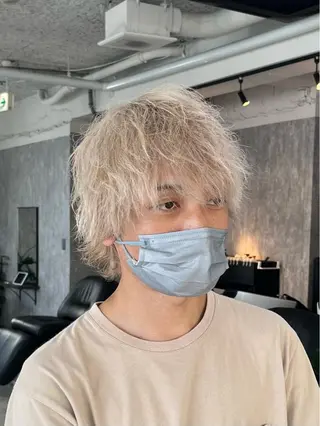 ミディアム メンズ TIDEHAIR JUNYAのヘアスタイル