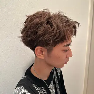 メンズ ダメージレスブリーチ RIKU🎨のヘアスタイル