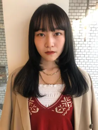 セミロング AIRI 🐈‍⬛のヘアスタイル