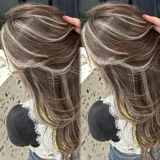 ロング カラー sera 🎀ベージュのヘアスタイル