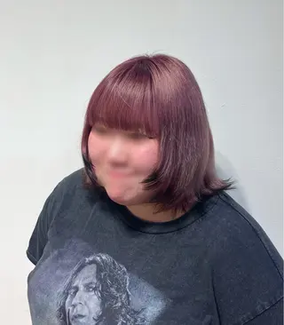 ミディアム カラー mit bytree MISAKI🎀のヘアスタイル