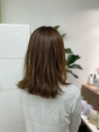 セミロング HIRAGA MIKIのヘアスタイル
