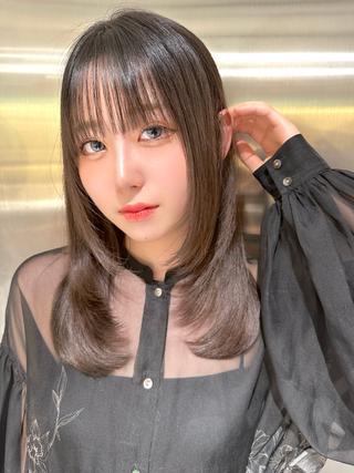 ミディアム 🤍naomi/ 韓国レイヤー🤍のヘアスタイル