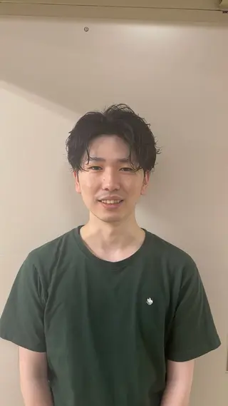 パーマ 龍 颯斗のヘアスタイル