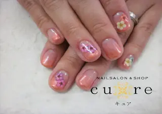 ショート ネイル ネイルサロン Cureのネイルデザイン