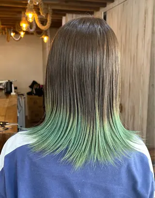 セミロング カラー 🎨デザイン🥇 美髪・艶髪 日暮千敬のヘアスタイル