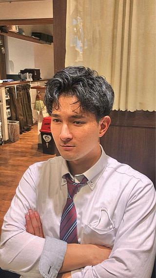 メンズ ヒロ銀座川崎 志田健介のヘアスタイル