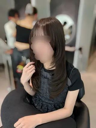 ロング カラー 盛れ🎀韓国ヘア 美艶🇰🇷なるみのヘアスタイル