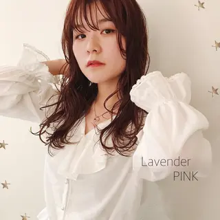 セミロング カラー 市川 千夏のヘアスタイル